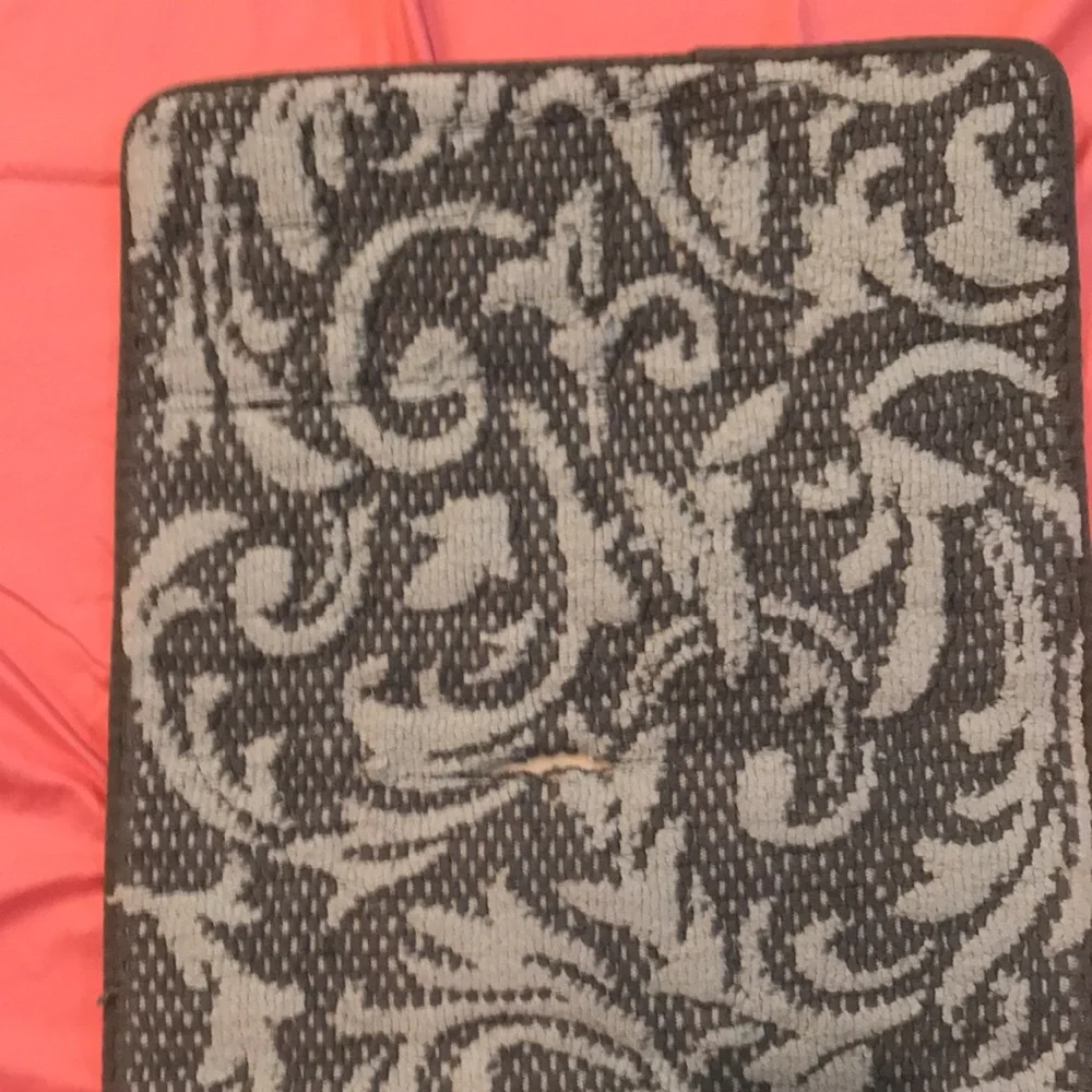 Rug Memory Foam Rugs with Swirl Pattern Green Set of 2